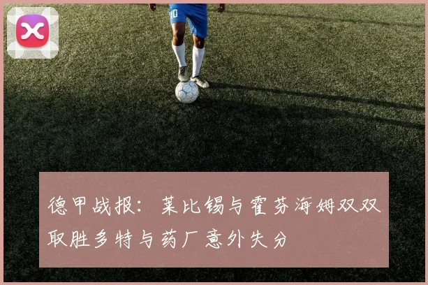 德甲战报：莱比锡与霍芬海姆双双取胜多特与药厂意外失分